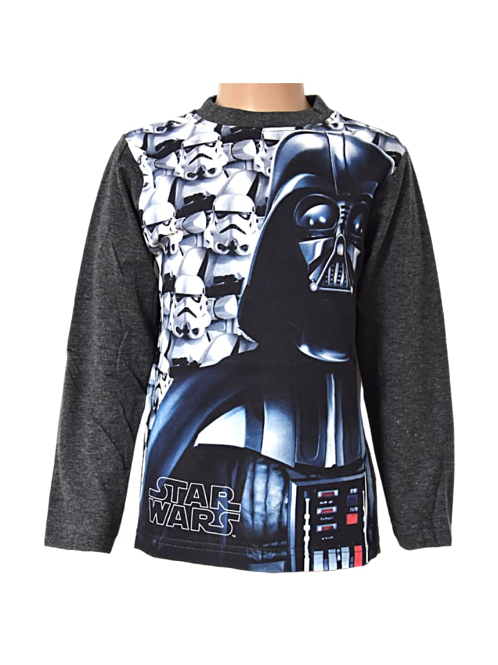 Рубашка с длинным рукавом Star Wars, темно-серый
Рубашка с длинным рукавом Star Wars, темно-серый