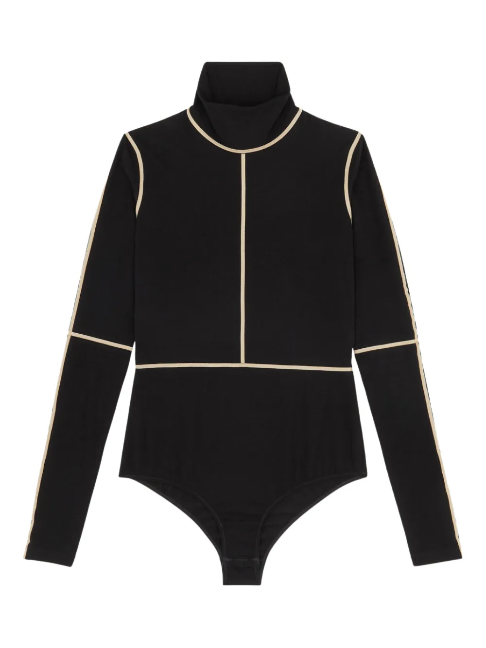 Боди с высоким воротом и вставками MM6 Maison Margiela, черный
Боди с высоким воротом и вставками MM6 Maison Margiela, черный