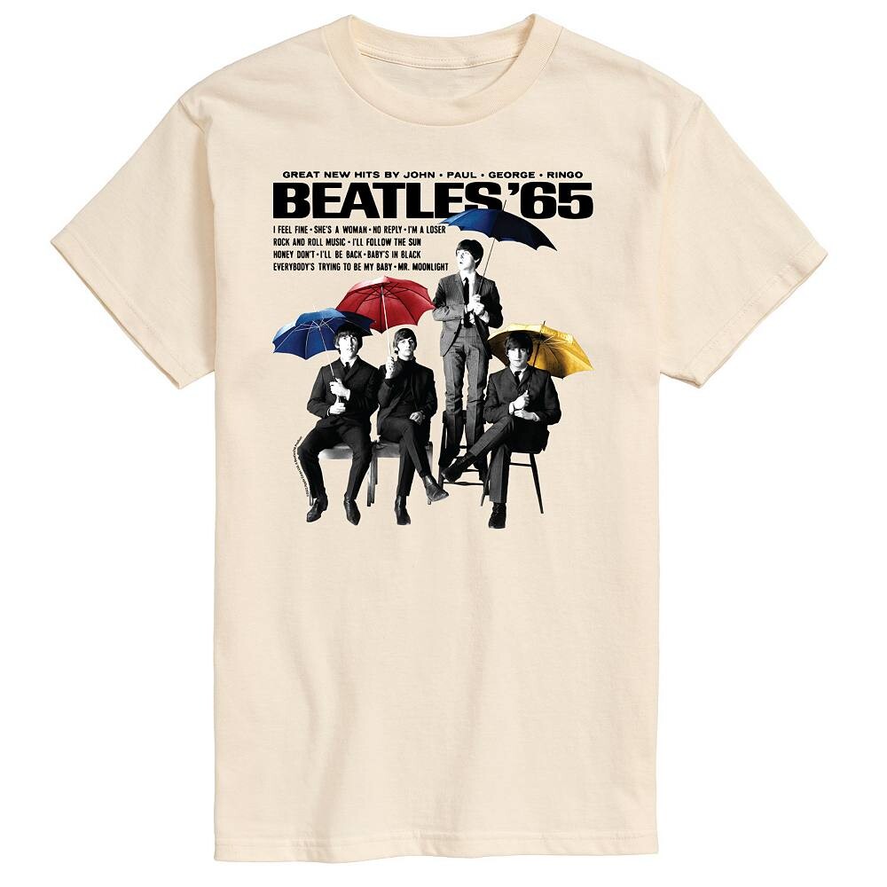 Мужская футболка с рисунком The Beatles 65 Umbrellas Licensed Character, бежевый
Мужская футболка с рисунком The Beatles 65 Umbrellas Licensed Character, бежевый