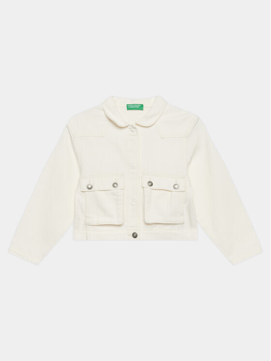 Джинсовая куртка стандартного кроя United Colors Of Benetton, экрю
Джинсовая куртка стандартного кроя United Colors Of Benetton, экрю