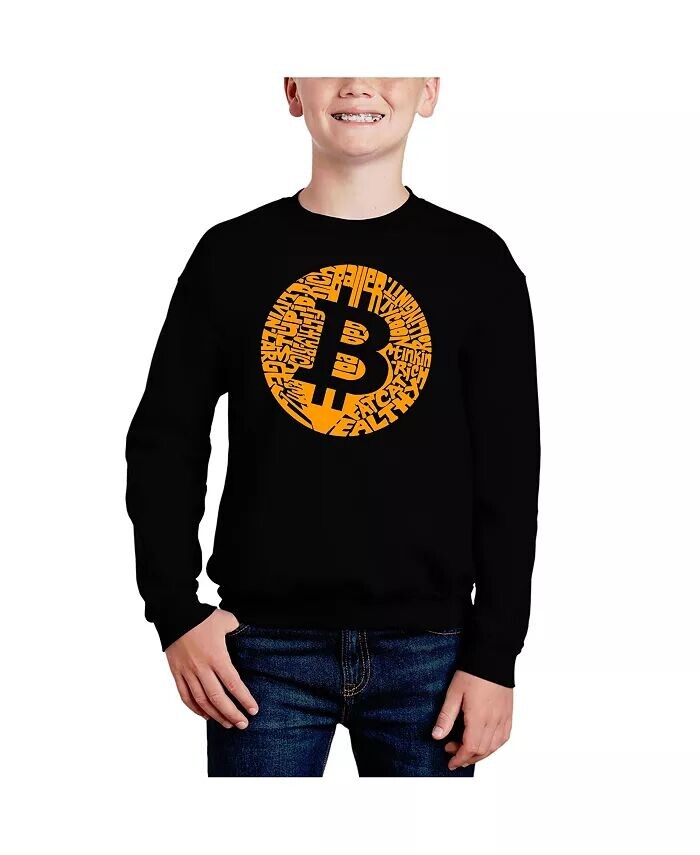 Битовая монета — толстовка с круглым вырезом Big Boy's Word Art La Pop Art, красный
Битовая монета — толстовка с круглым вырезом Big Boy's Word Art La Pop Art, красный