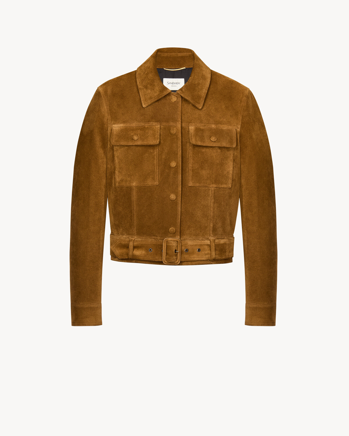 Куртка из винтажной спилковой кожи SAINT LAURENT, коричневый
Куртка из винтажной спилковой кожи SAINT LAURENT, коричневый