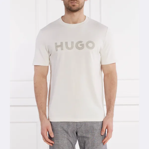 Футболка стандартного кроя с вышивкой крючком Hugo, белый
Футболка стандартного кроя с вышивкой крючком Hugo, белый