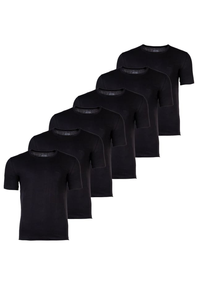 Футболка 6 шт. - классическая с круглым вырезом с коротким рукавом хлопковая однотонная Boss, черный
Футболка 6 шт. - классическая с круглым вырезом с коротким рукавом хлопковая однотонная Boss, черный