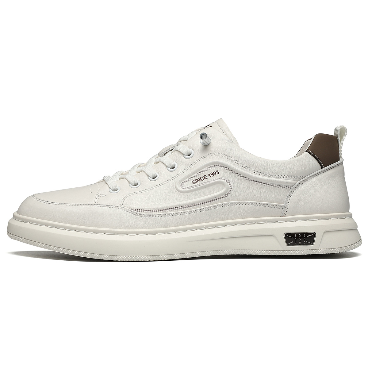 ST&SAT Мужские скейтерские кеды низкие бело-черные, цвет White
ST&SAT Мужские скейтерские кеды низкие бело-черные, цвет White