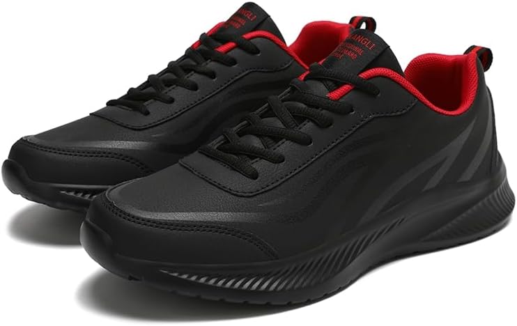 Мужские повседневные кроссовки с круглым носком из кожи на шнуровке, низкие, легкие, с нескользящей подошвой, подходят для ежедневной носки, прогулок, игры в бадминтон и теннис Igzbibg, красный
Мужские повседневные кроссовки с круглым носком из кожи на шнуровке, низкие, легкие, с нескользящей подошвой, подходят для ежедневной носки, прогулок, игры в бадминтон и теннис Igzbibg, красный