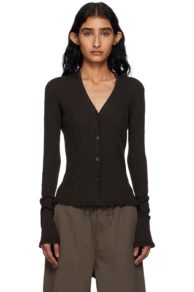 Кардиган Bessie Cecilie Bahnsen, коричневый
Кардиган Bessie Cecilie Bahnsen, коричневый