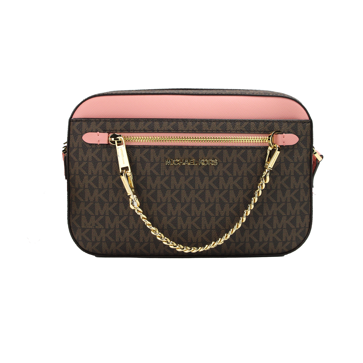 Jet Set Большая сумка через плечо East West Brown Primrose из ПВХ с застежкой-молнией Michael Kors
Jet Set Большая сумка через плечо East West Brown Primrose из ПВХ с застежкой-молнией Michael Kors