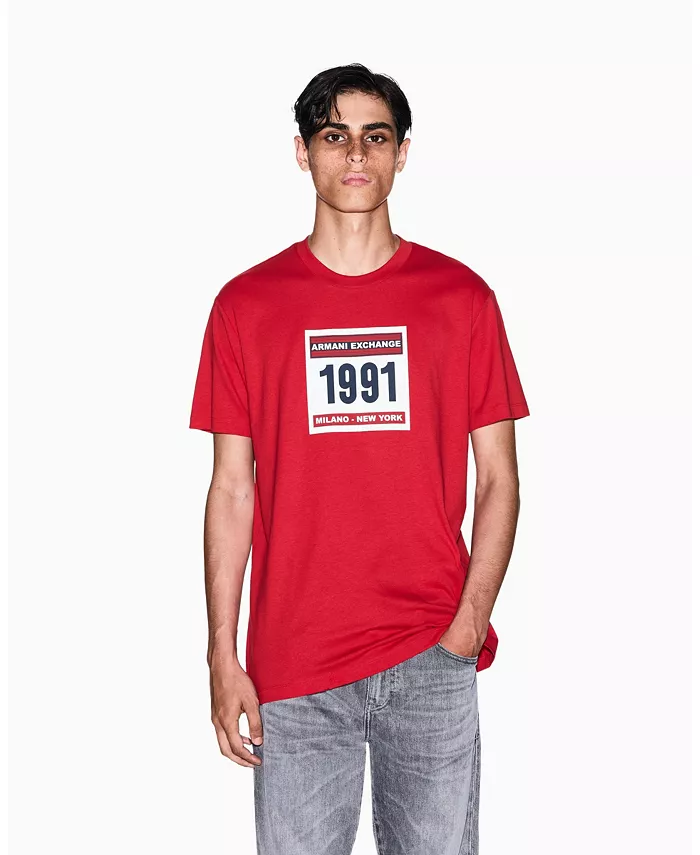 Мужская футболка Grid Box 1991 с логотипом A|X Armani Exchange, красный
Мужская футболка Grid Box 1991 с логотипом A|X Armani Exchange, красный