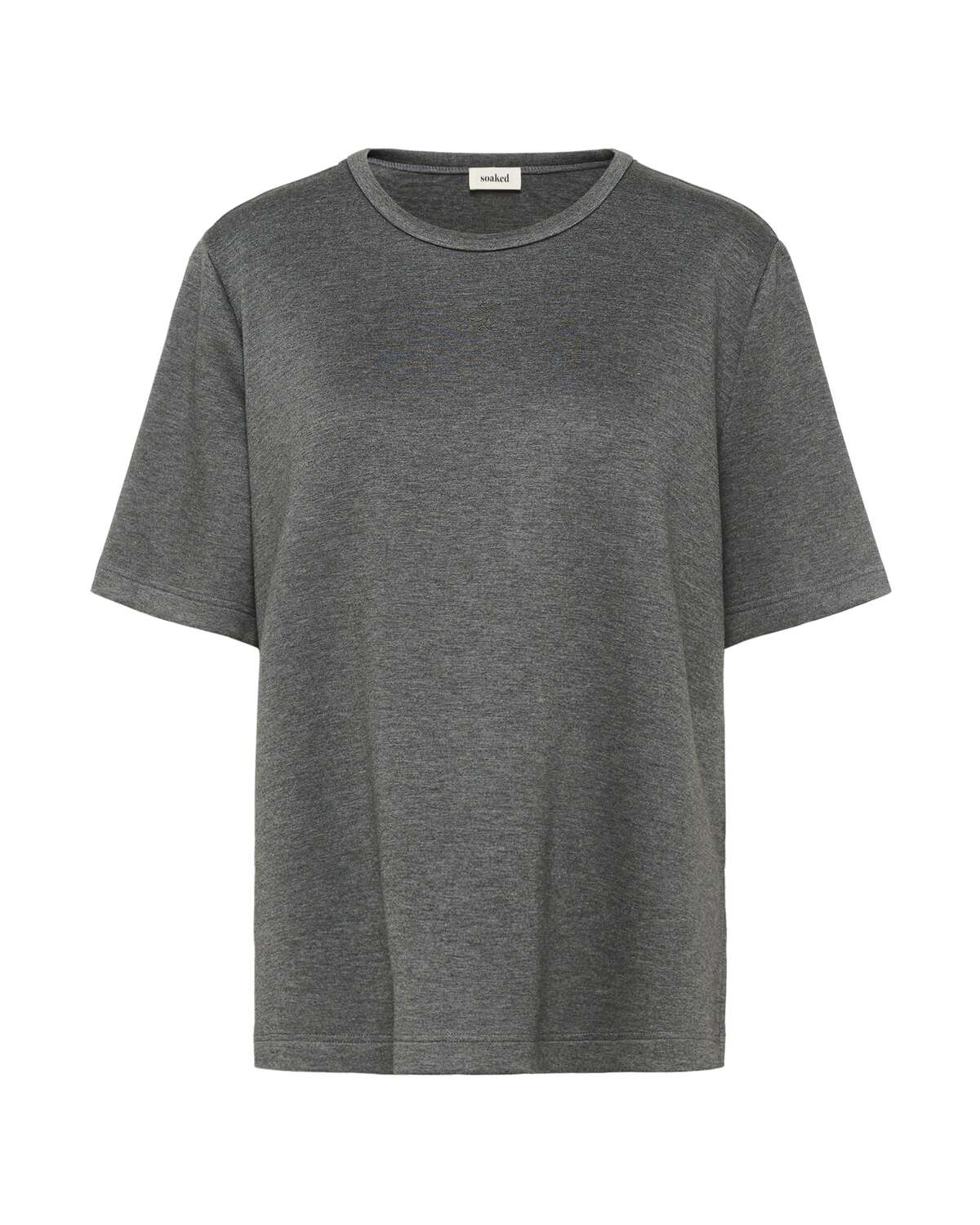 SOAKED IN LUXURY Футболка 'Marigold' в крапчатом сером цвете
SOAKED IN LUXURY Футболка 'Marigold' в крапчатом сером цвете