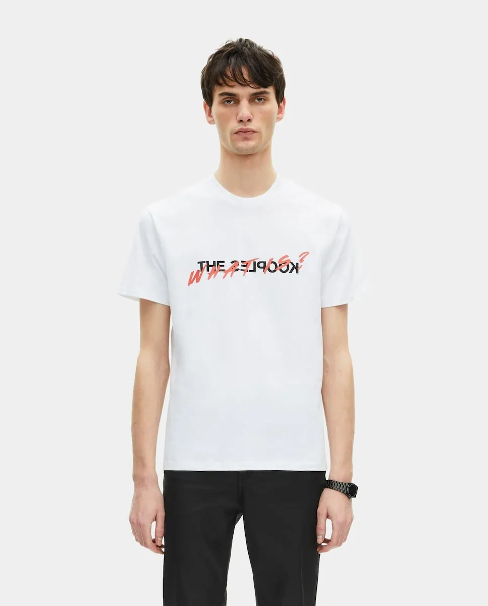 Мужская футболка с коротким рукавом "Что такое The Kooples, белый
Мужская футболка с коротким рукавом "Что такое The Kooples, белый