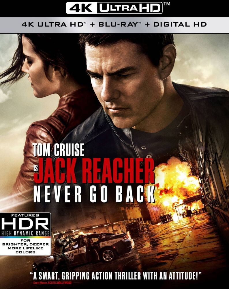 Диск 4K Ultra HD Jack Reacher: Never Go Back
Диск 4K Ultra HD Jack Reacher: Never Go Back