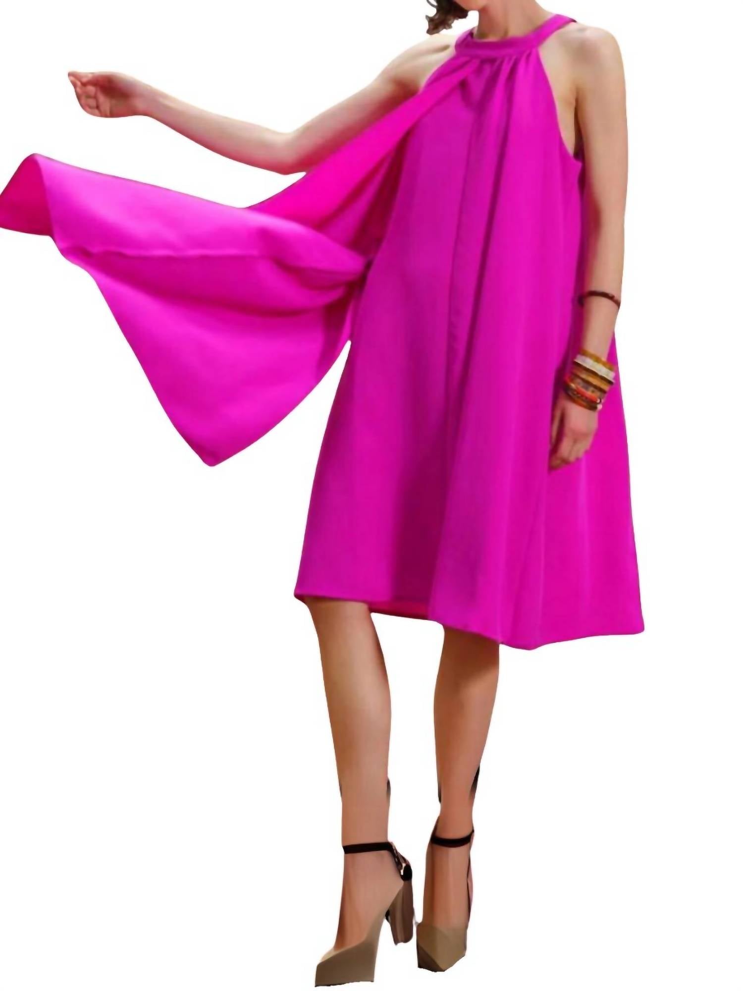 Платье-боди с бретелью через шею Flutter в розовом цвете Punch ISLE by Melis Kozan
Платье-боди с бретелью через шею Flutter в розовом цвете Punch ISLE by Melis Kozan