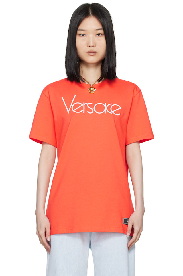 Футболка с логотипом реиздания 1978 года Versace, белый
Футболка с логотипом реиздания 1978 года Versace, белый