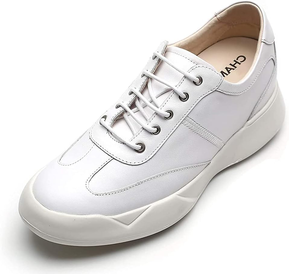 Мужские туфли CHAMARIPA для увеличения роста - встроенная индивидуальная стелька, полный кожаный комфорт и воздухопроницаемость, деловые повседневные туфли на повышенной подошве - увеличение роста на 6-7 см, белый
Мужские туфли CHAMARIPA для увеличения роста - встроенная индивидуальная стелька, полный кожаный комфорт и воздухопроницаемость, деловые повседневные туфли на повышенной подошве - увеличение роста на 6-7 см, белый