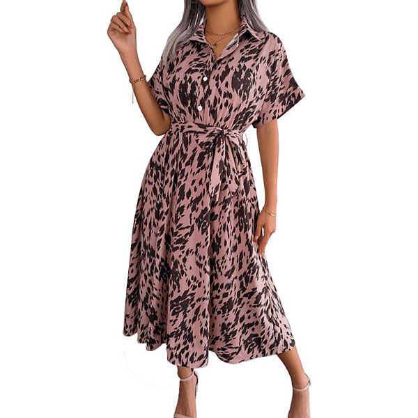 Женское платье-рубашка с воротником и поясом Seoria
Женское платье-рубашка с воротником и поясом Seoria