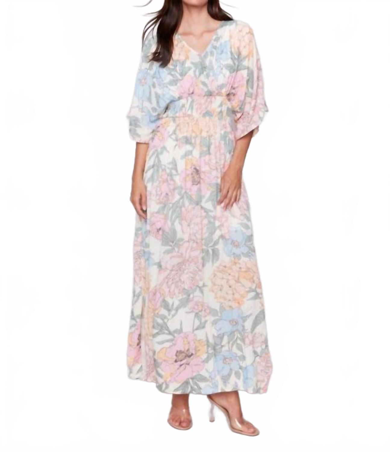 Принтованное платье макси с рукавом долман и боковыми разрезами в цвете георгина CHARLIE B, Dahlia
Принтованное платье макси с рукавом долман и боковыми разрезами в цвете георгина CHARLIE B, Dahlia