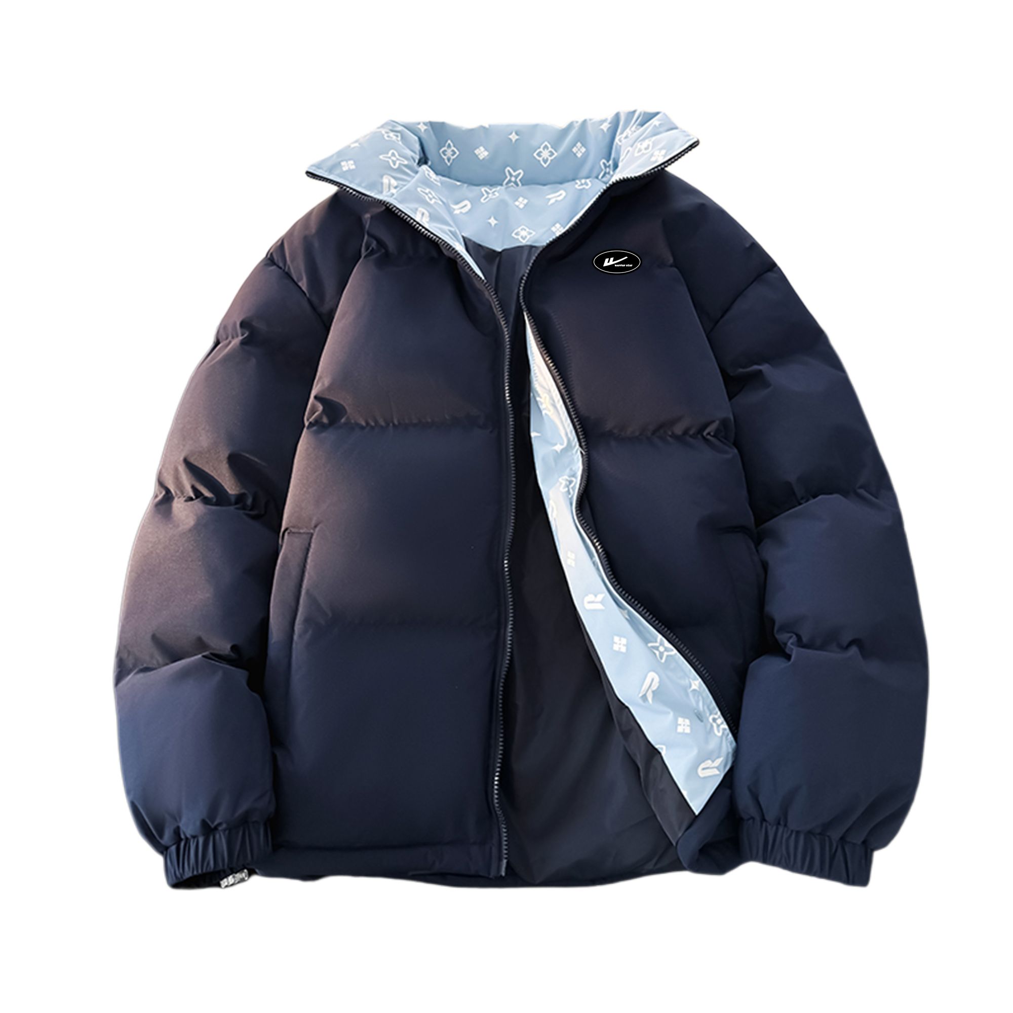 Пуховик женский с воротником стойкой утепленный стеганый WARRIOR, темно-синий (diy badge)
Пуховик женский с воротником стойкой утепленный стеганый WARRIOR, темно-синий (diy badge)