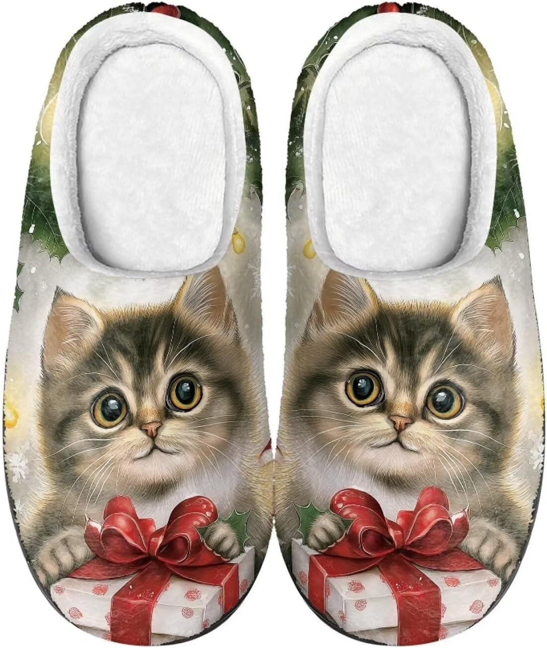 Тапочки для женщин и мужчин, рождественские тапочки, домашние тапочки, тапочки для дома, рождественские тапочки унисекс Srengjodk, 3d Xmas Cat Print
Тапочки для женщин и мужчин, рождественские тапочки, домашние тапочки, тапочки для дома, рождественские тапочки унисекс Srengjodk, 3d Xmas Cat Print
