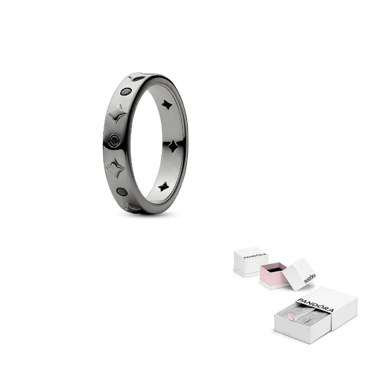 Pandora Медно-серебряный сплав кольца Unisex Black
Pandora Медно-серебряный сплав кольца Unisex Black
