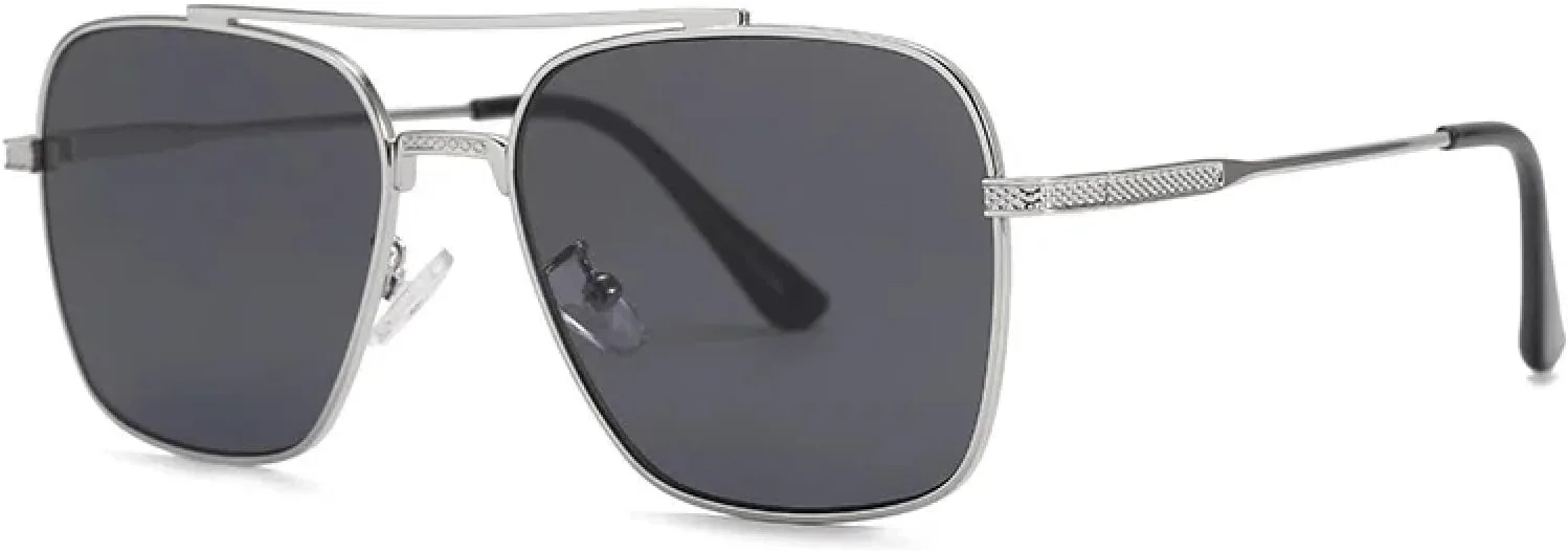 Качественные солнцезащитные очки для мужчин, защита от УФ-излучения UV400, стильные солнцезащитные очки для вождения, женские солнцезащитные очки VVTWSSW, Silver Gray
Качественные солнцезащитные очки для мужчин, защита от УФ-излучения UV400, стильные солнцезащитные очки для вождения, женские солнцезащитные очки VVTWSSW, Silver Gray