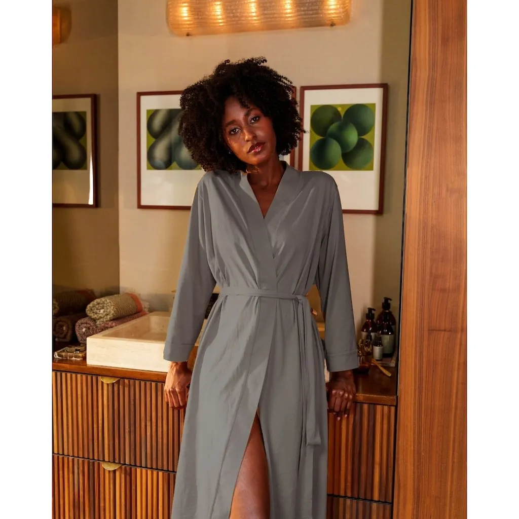 Халат Saigon элегантный дизайн Kayori, антрацит
Халат Saigon элегантный дизайн Kayori, антрацит