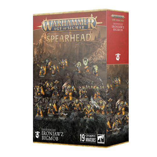 Фигурка Warhammer: Age Of Sigmar – Spearhead – Orruk Warclans: Ironjawz Bigmob
Фигурка Warhammer: Age Of Sigmar – Spearhead – Orruk Warclans: Ironjawz Bigmob