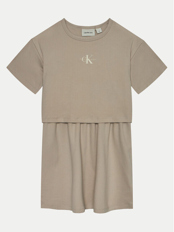 Платье на каждый день свободного кроя Calvin Klein Jeans, бежевый
Платье на каждый день свободного кроя Calvin Klein Jeans, бежевый