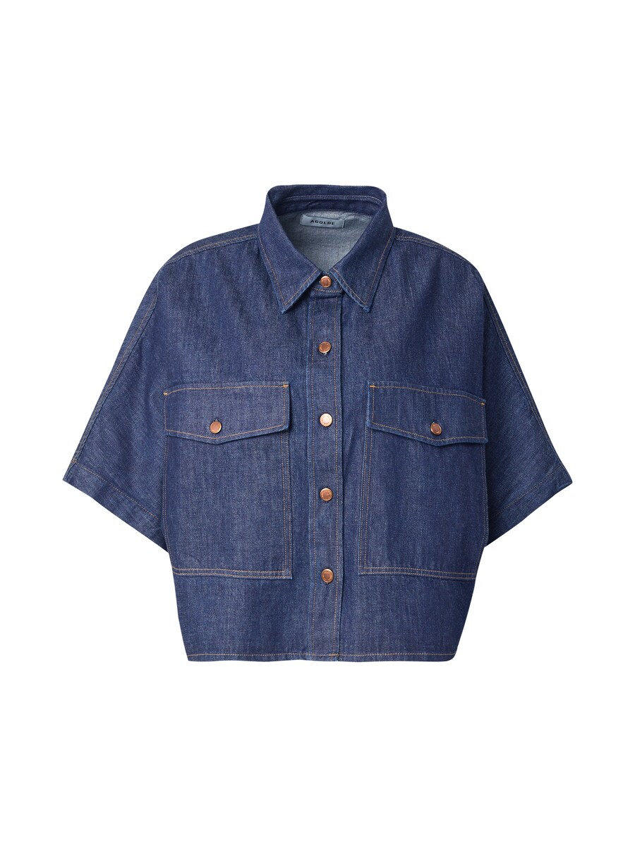 Блуза AGOLDE, темно-синий 
Блуза AGOLDE, темно-синий