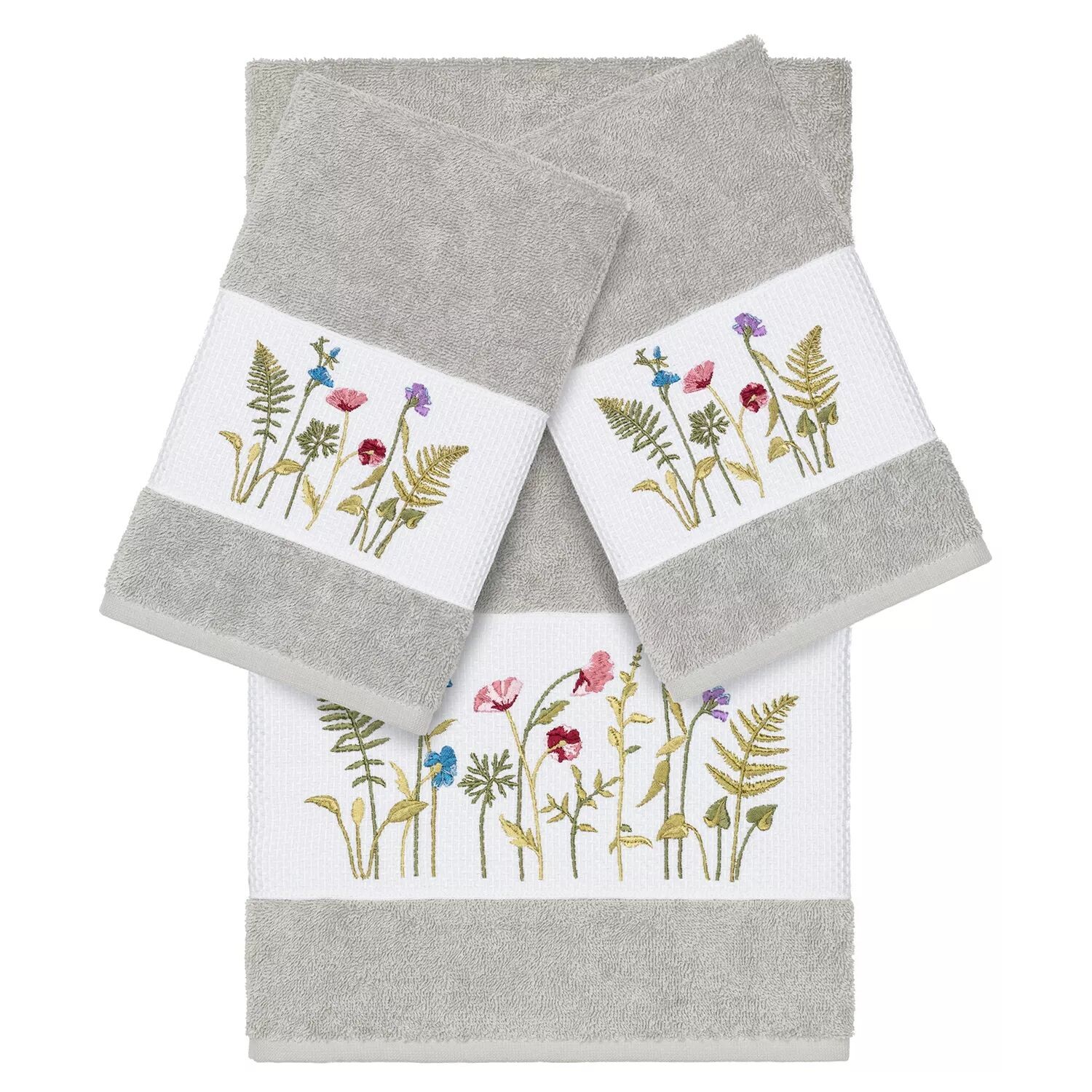 Linum Home Textiles Набор из трех украшенных банных полотенец Serenity, светло-серый
Linum Home Textiles Набор из трех украшенных банных полотенец Serenity, светло-серый