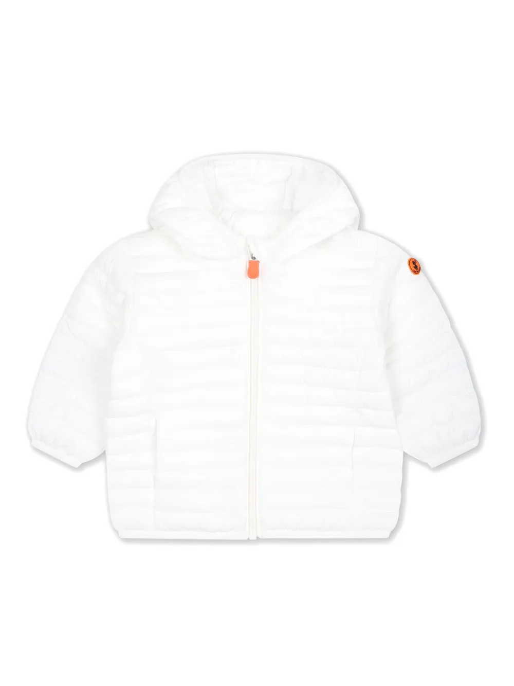 Пуховик с капюшоном Save The Duck Kids, белый 
Пуховик с капюшоном Save The Duck Kids, белый