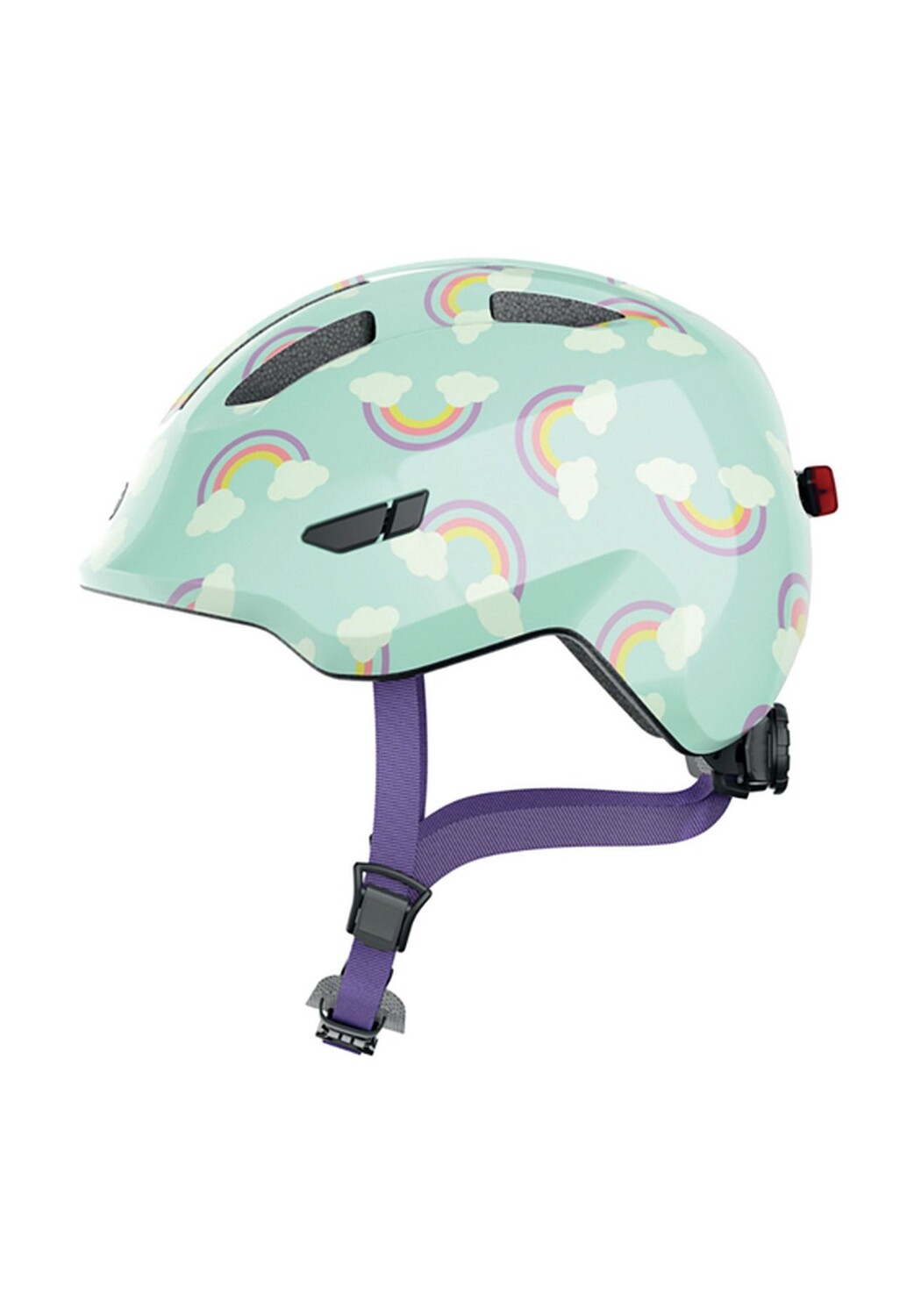 Велосипедный шлем SMILEY 3.0 LED детский, женский, мужской ABUS, цвет Blue Rainbow 
Велосипедный шлем SMILEY 3.0 LED детский, женский, мужской ABUS, цвет Blue Rainbow