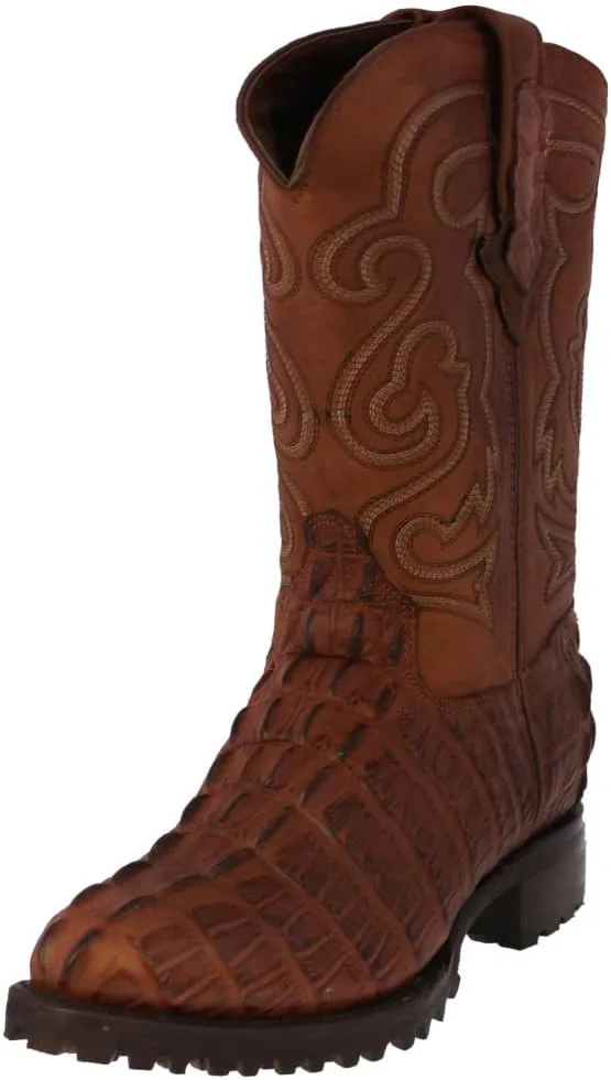 Мужские байкерские ботинки Cowboy из коньячной кожи с принтом из кожи крокодила и округлым носком Cowboy Professional
Мужские байкерские ботинки Cowboy из коньячной кожи с принтом из кожи крокодила и округлым носком Cowboy Professional