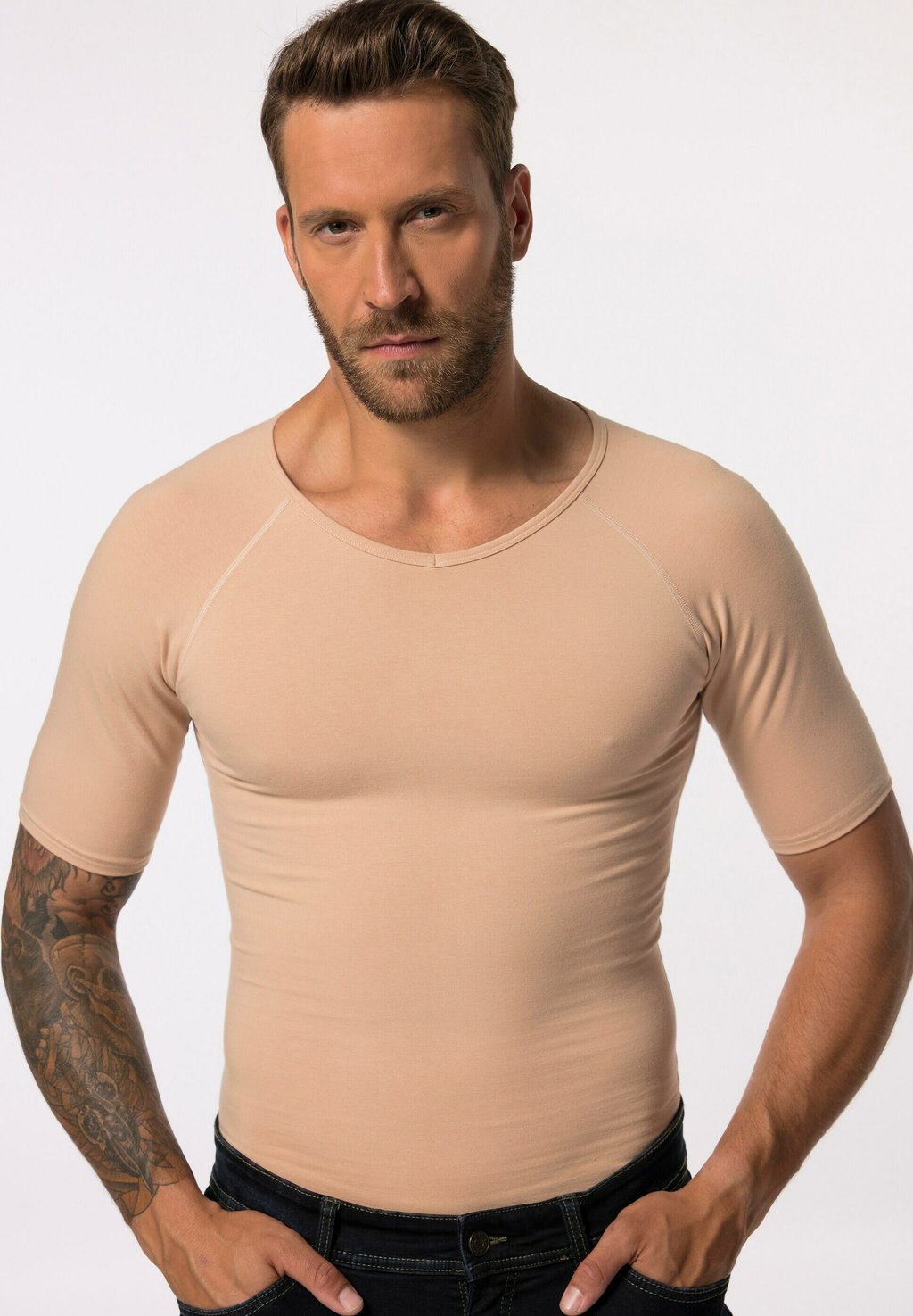 Майка KOMPRESSIONS SHIRT KURZARM JP1880, бежевый
Майка KOMPRESSIONS SHIRT KURZARM JP1880, бежевый