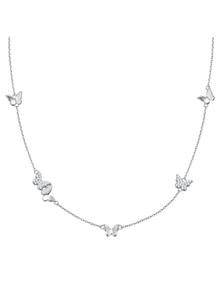 Glanzstücke München Колье «Бабочка» из стерлингового серебра с фианитами в серебряной оправе
Glanzstücke München Колье «Бабочка» из стерлингового серебра с фианитами в серебряной оправе