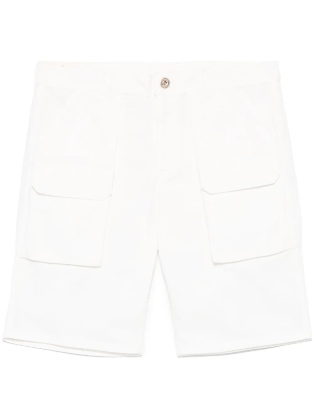 Шорты карго с логотипом Eleventy, белый 
Шорты карго с логотипом Eleventy, белый