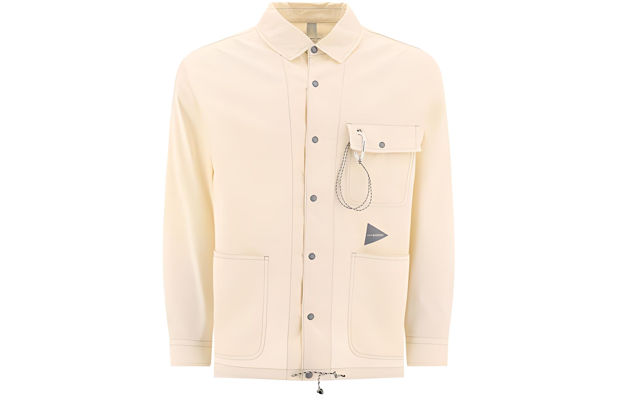 And Wander Рубашка-пиджак с логотипом, Ecru
And Wander Рубашка-пиджак с логотипом, Ecru