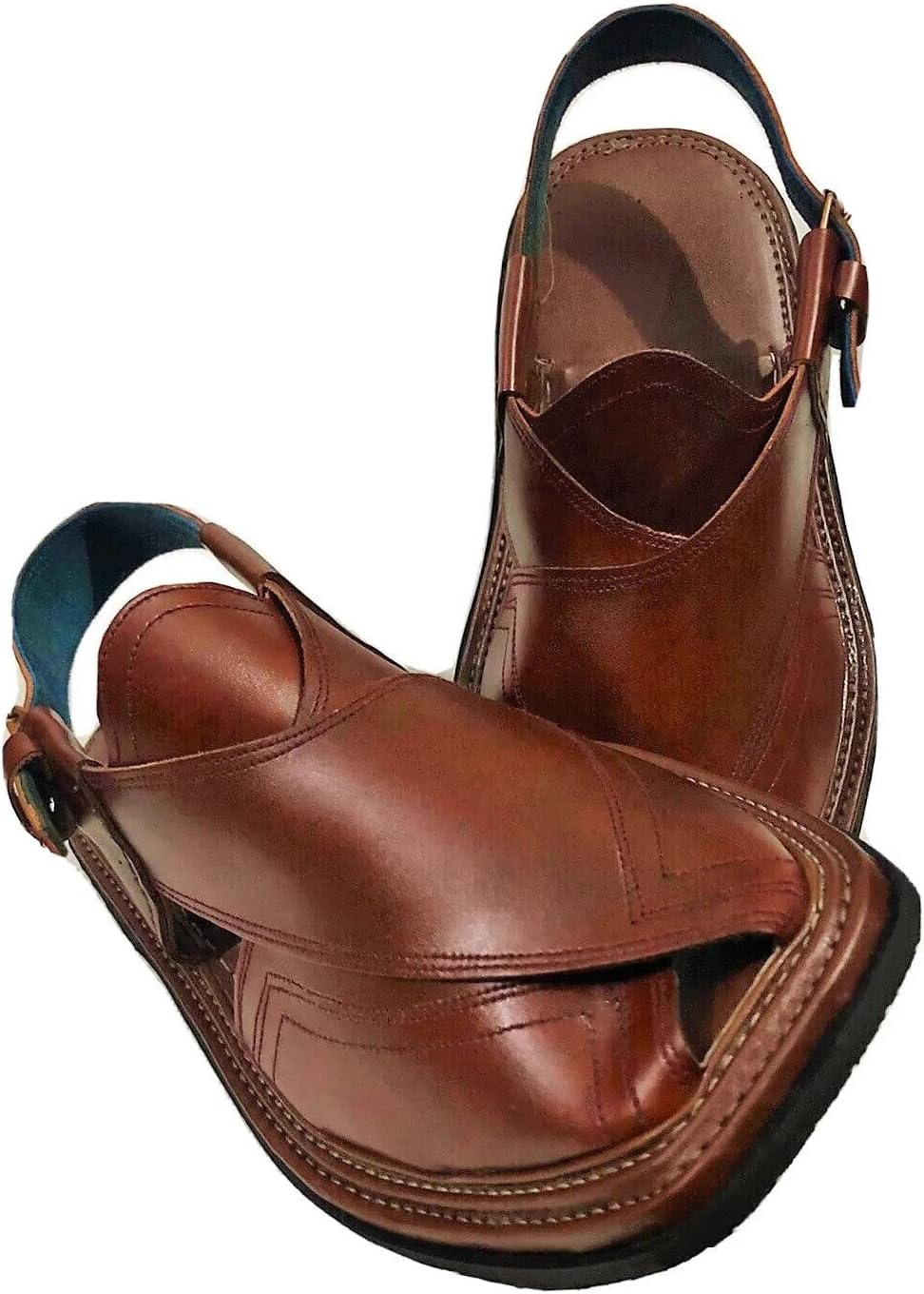 Мужские пешаавари ручной работы кожаные сандалии/чаппалы/шлепанцы с красивым окантовочным дизайном Generic, коричневый
Мужские пешаавари ручной работы кожаные сандалии/чаппалы/шлепанцы с красивым окантовочным дизайном Generic, коричневый