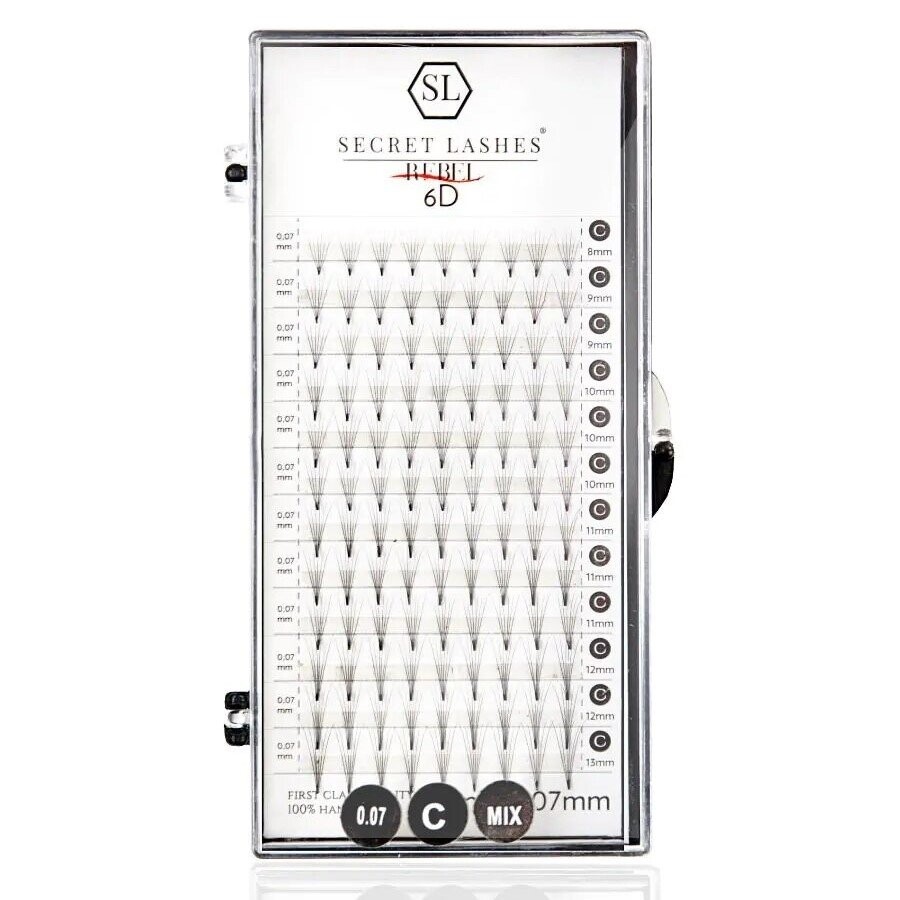 Secret Lashes Rebel 6D Mix C, 0,07, 8-13 мм
Secret Lashes Rebel 6D Mix C, 0,07, 8-13 мм