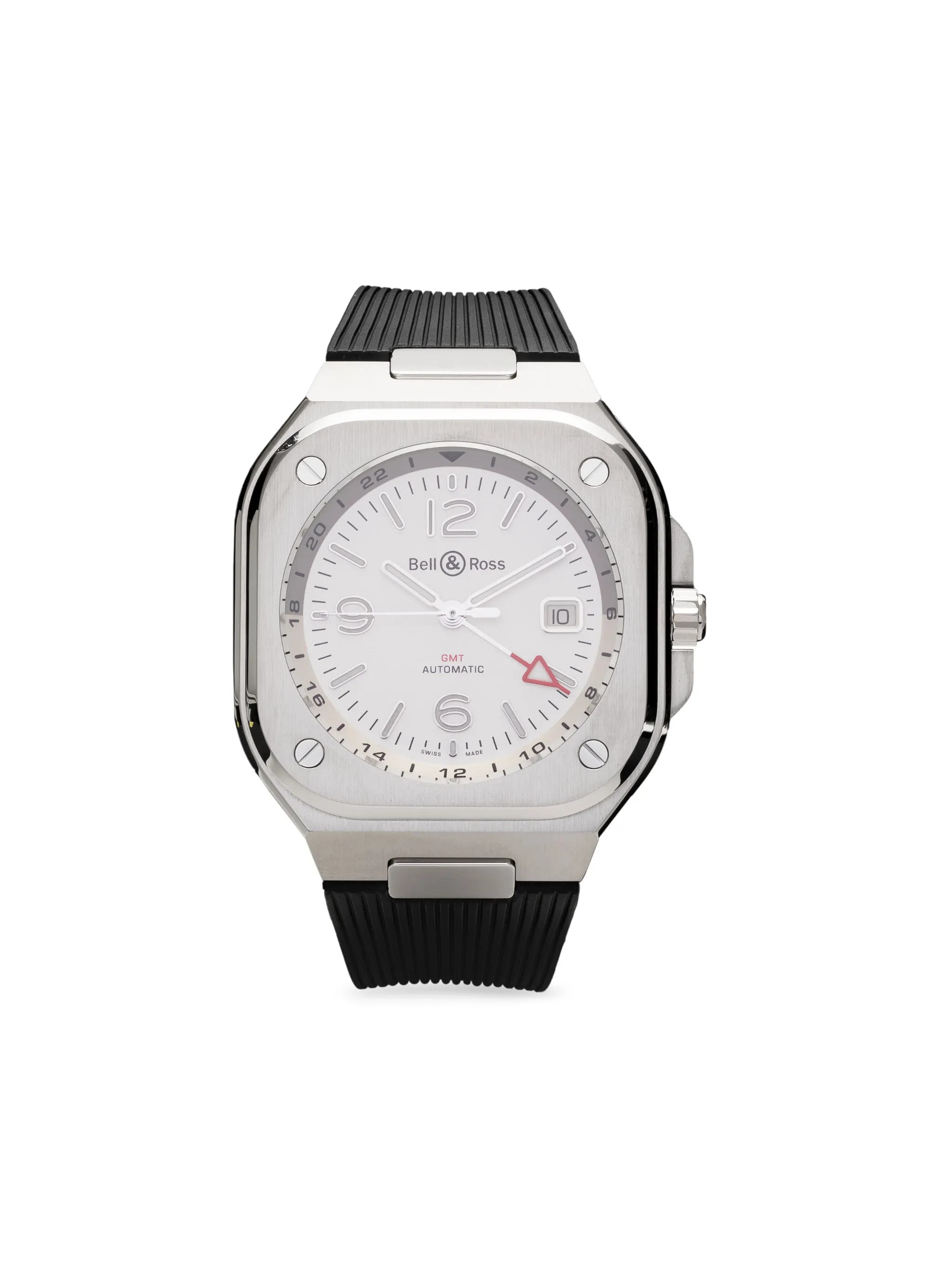 Наручные часы BR O5 GMT 41 мм Bell & Ross, белый
Наручные часы BR O5 GMT 41 мм Bell & Ross, белый