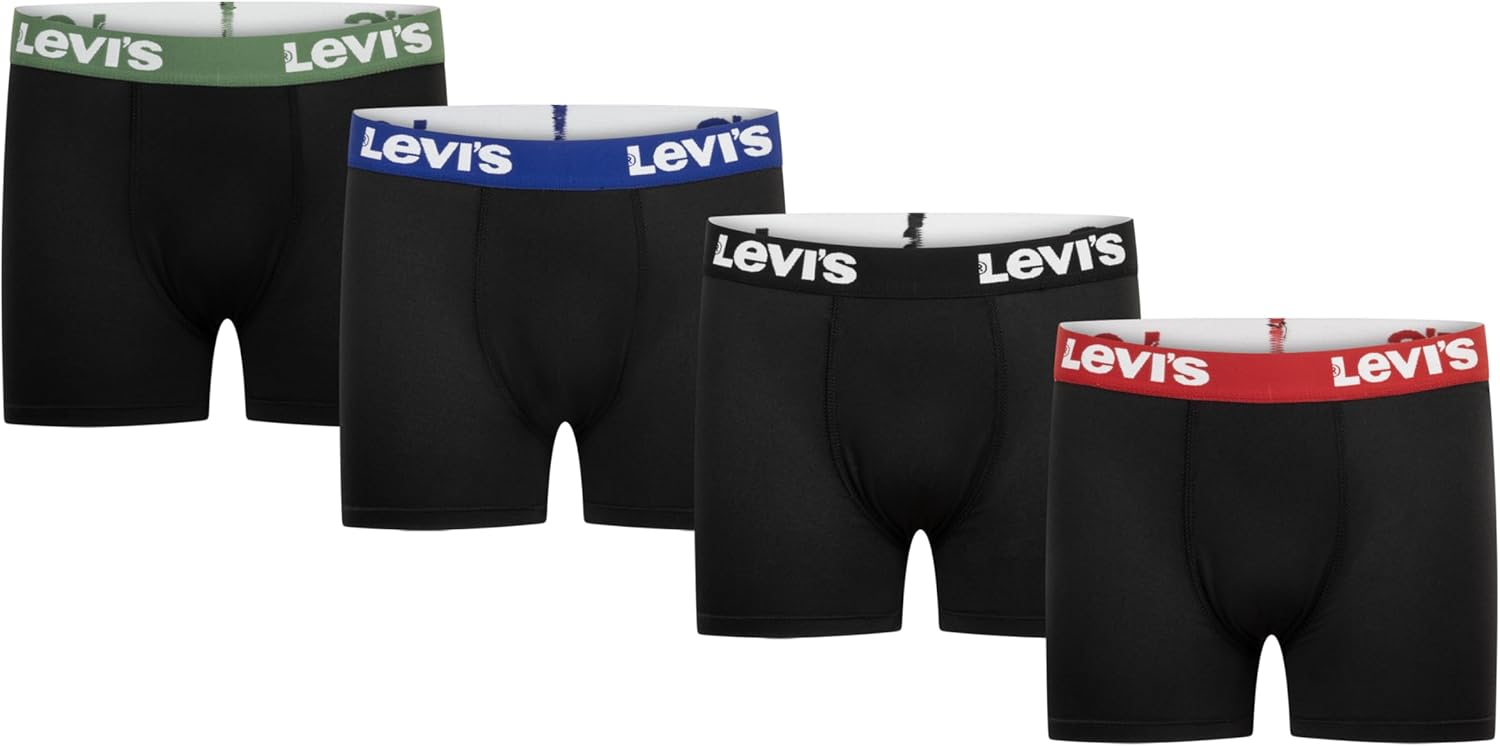 Классические трусы-боксеры Levi's boys (комплект), Black/Red
Классические трусы-боксеры Levi's boys (комплект), Black/Red