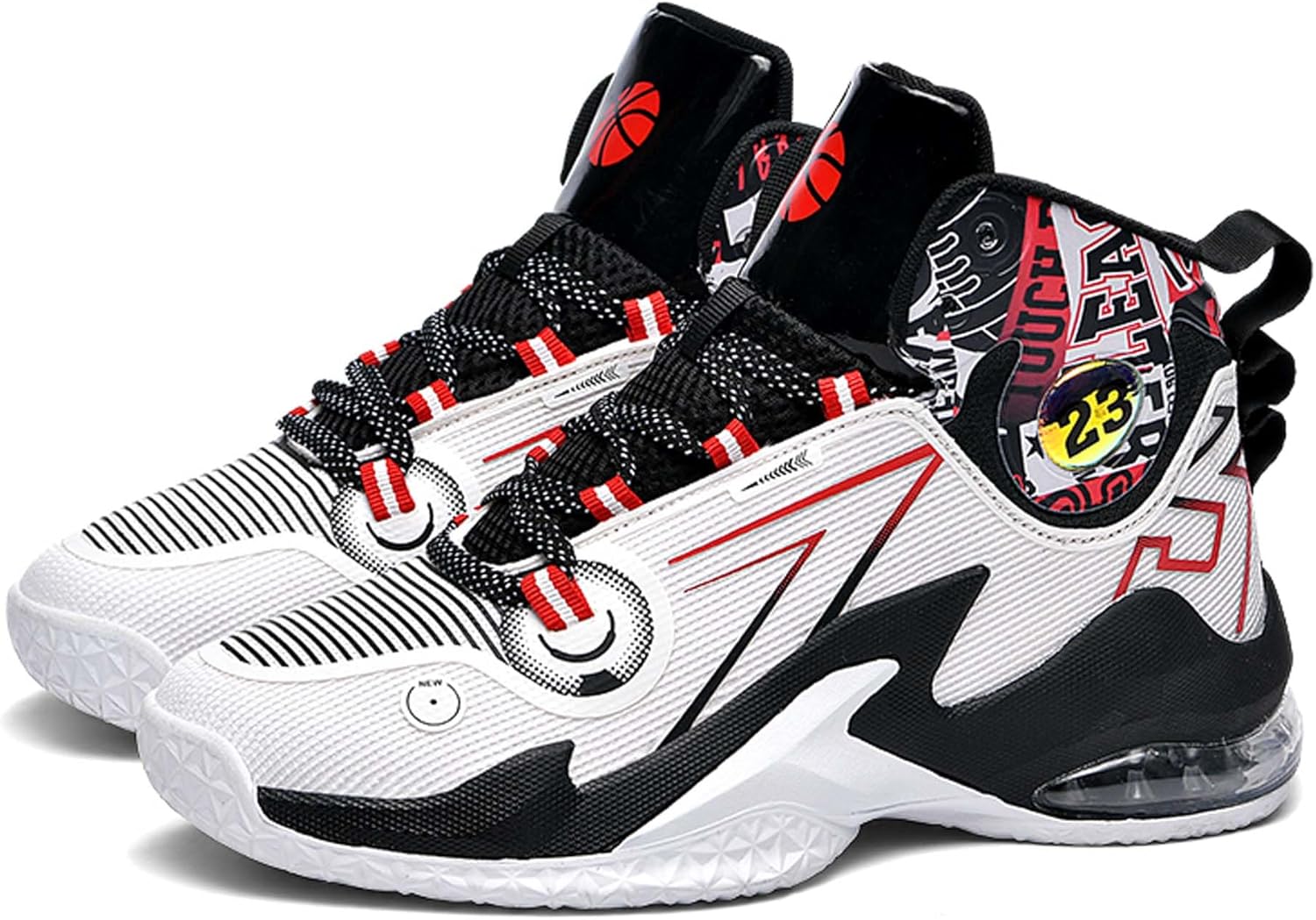 Баскетбольные кроссовки FaLkiN средние и высокие, модные и амортизирующие, мужские повседневные спортивные кроссовки, женские легкие и нескользящие кроссовки для бега, белый/черный
Баскетбольные кроссовки FaLkiN средние и высокие, модные и амортизирующие, мужские повседневные спортивные кроссовки, женские легкие и нескользящие кроссовки для бега, белый/черный