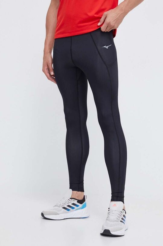 Тайтсы для бега Core Mizuno, черный 
Тайтсы для бега Core Mizuno, черный