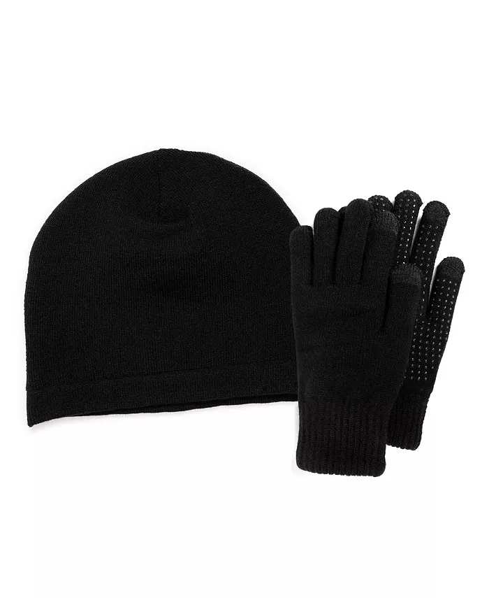 Мужская термошапка и перчатки с функцией удержания тепла Quietwear, черный
Мужская термошапка и перчатки с функцией удержания тепла Quietwear, черный