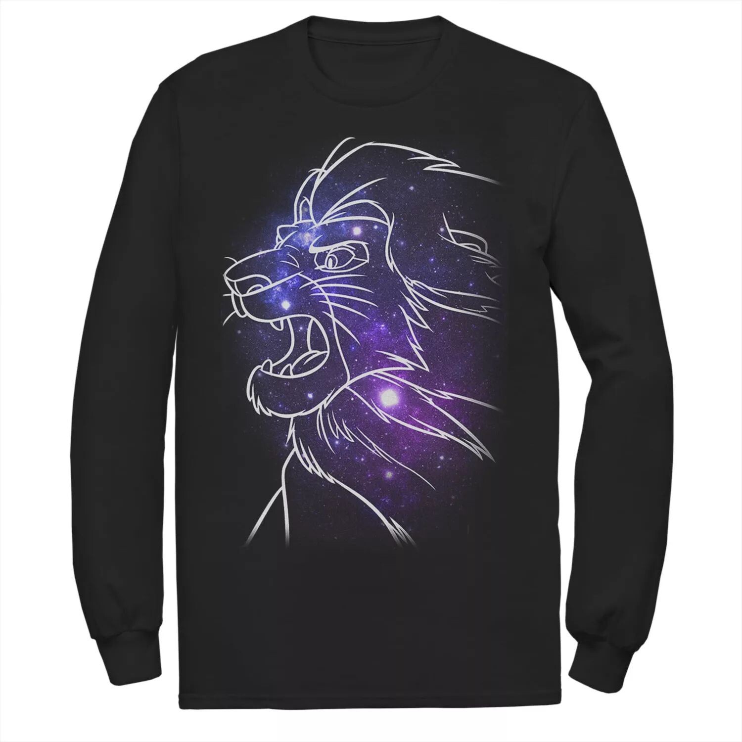 Мужская футболка Disney King Lion King Mufasa Galaxies с длинными рукавами Licensed Character
Мужская футболка Disney King Lion King Mufasa Galaxies с длинными рукавами Licensed Character
