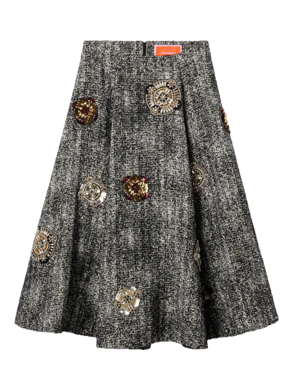 Миди-юбка с вышивкой La Doublej, черный
Миди-юбка с вышивкой La Doublej, черный