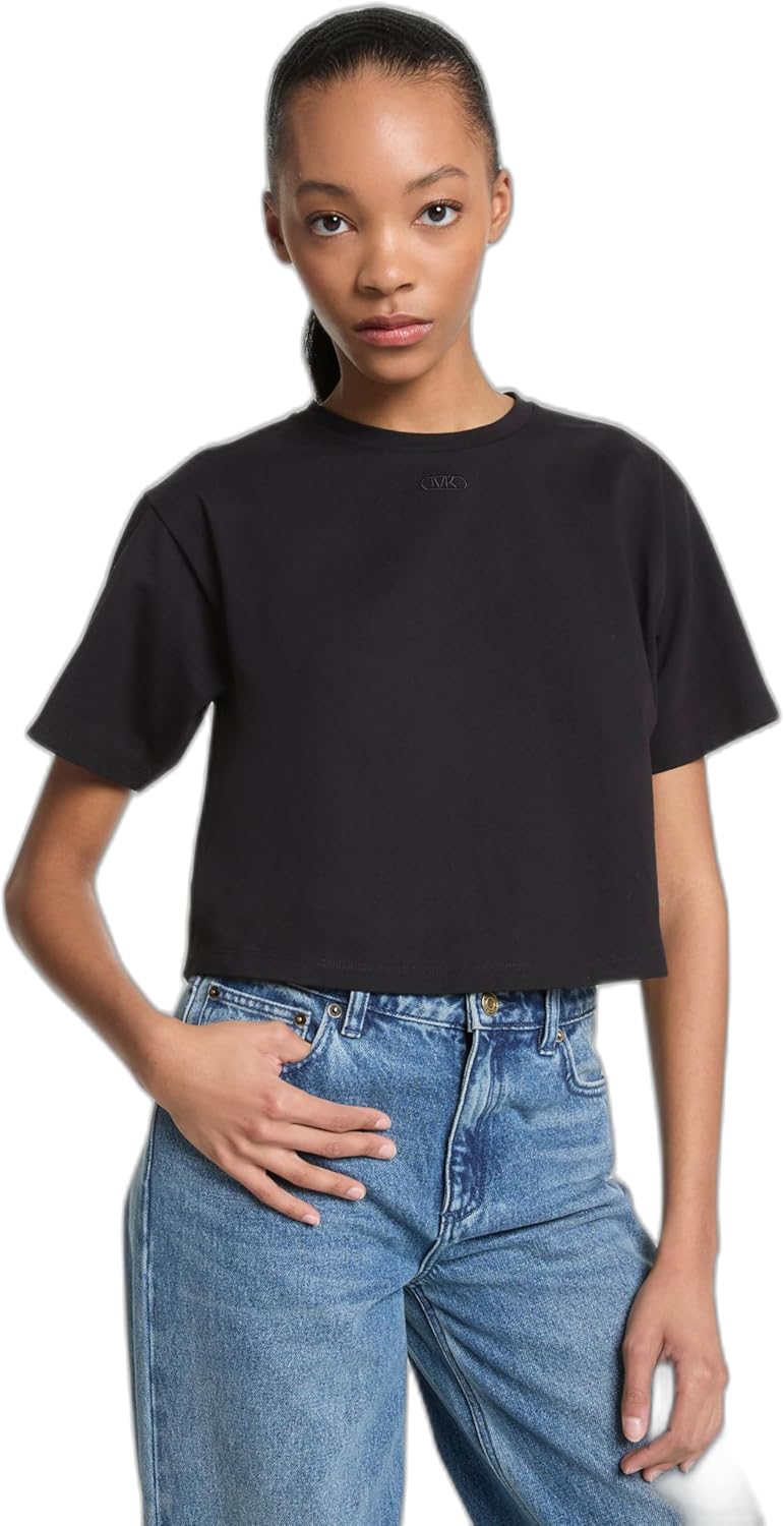 Michael Kors женская футболка оверсайз укороченная с тисненым логотипом, Black, Черный, Michael Kors женская футболка оверсайз укороченная с тисненым логотипом, Black
Michael Kors женская футболка оверсайз укороченная с тисненым логотипом, Black, Черный, Michael Kors женская футболка оверсайз укороченная с тисненым логотипом, Black