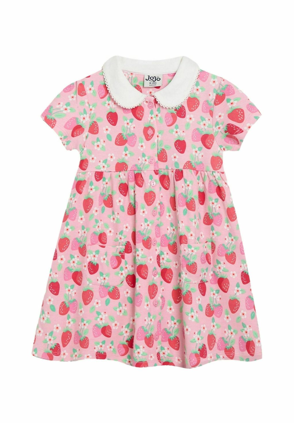 Платье-рубашка REGULAR FIT - PETER PAN COLLAR BUTTON FRONT JoJo Maman Bébé, фуксия 
Платье-рубашка REGULAR FIT - PETER PAN COLLAR BUTTON FRONT JoJo Maman Bébé, фуксия