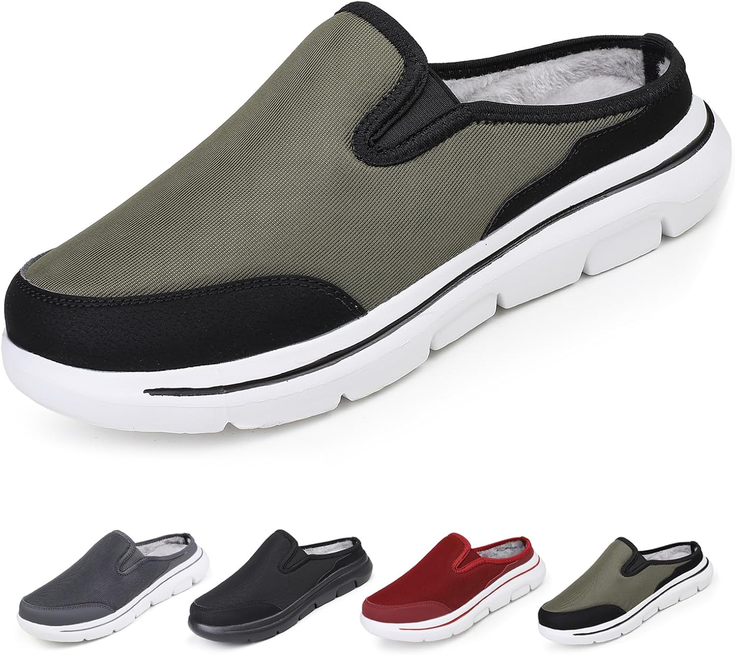 Женские прогулочные туфли с отделкой из сетки и плюша, на мягкой подошве, удобные, с теплой плюшевой подкладкой, легкие, с нескользящей подошвой, повседневные плоские кроссовки, зимние тапочки для дома и улицы для мужчин и женщин Lossarye, зелен...
Женские прогулочные туфли с отделкой из сетки и плюша, на мягкой подошве, удобные, с теплой плюшевой подкладкой, легкие, с нескользящей подошвой, повседневные плоские кроссовки, зимние тапочки для дома и улицы для мужчин и женщин Lossarye, зелен...