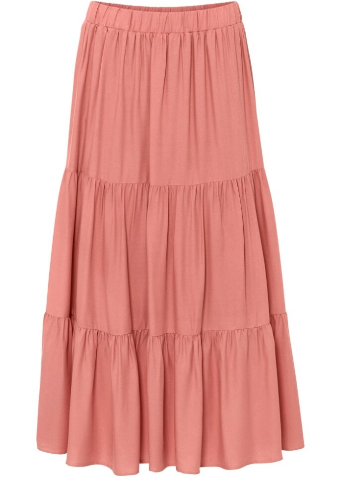 Юбка миди из вискозной жатки Rainbow, розовый
Юбка миди из вискозной жатки Rainbow, розовый